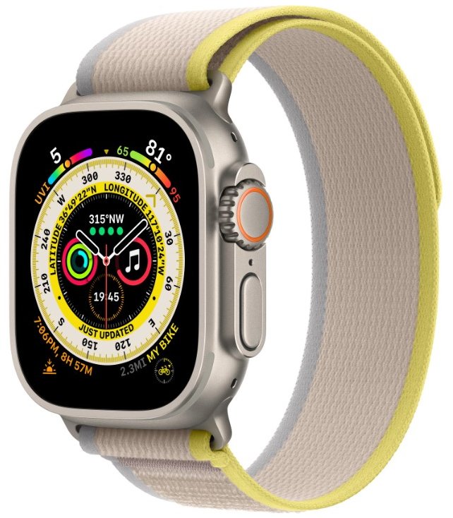 

Apple Trail Loop Yellow/Beige Size S/M (MQEG3) для Apple Watch 44/45/49mm