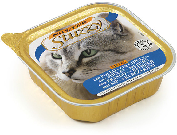 

Корм для котят Mister Stuzzy Kitten с курицей, паштет, 100 г