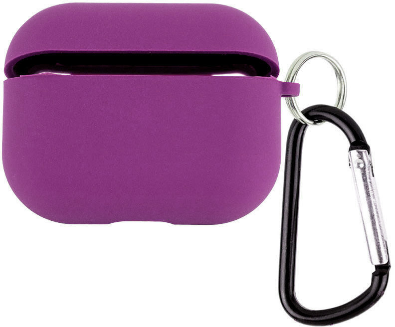 

Tpu Silicone Case з Carabiner Grape для Apple AirPods Pro 2/Pro