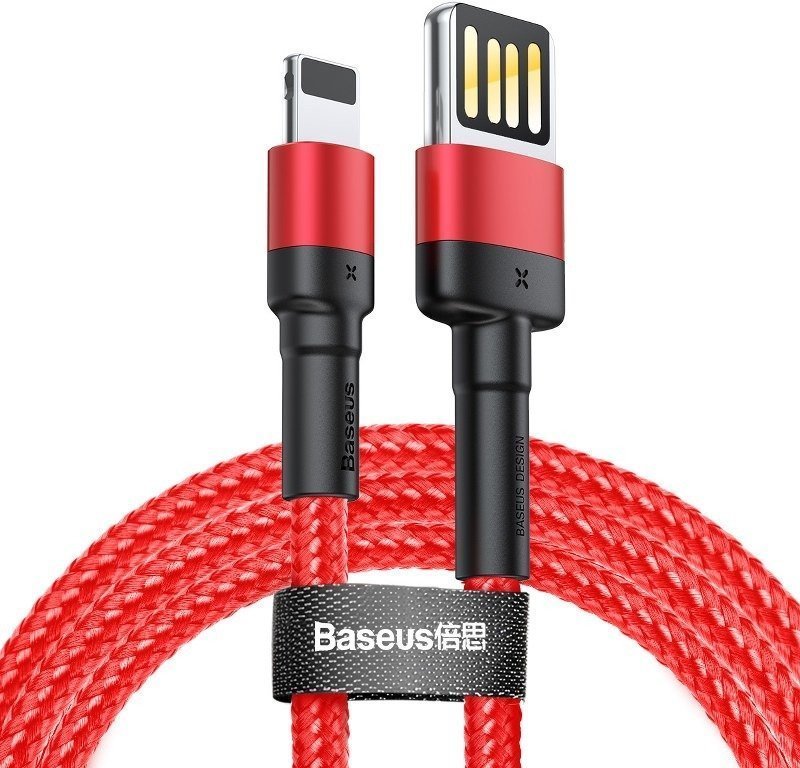 

Baseus Usb Cable to Lightning Cafule Special Edition 2.4A 1m Red (CALKLF-G09)