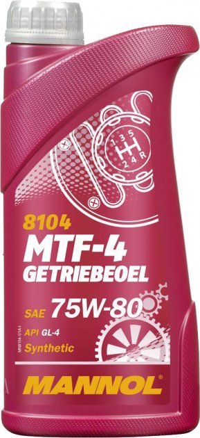 Акція на Трансмісійна олія Mannol MTF-4 Getriebeoel 75W-80, 4л (MN8104-4) від Y.UA