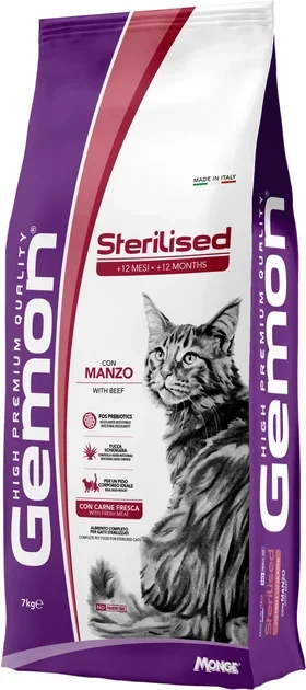 Акція на Сухой корм для кошек Gemon Cat Sterilised с говядиной 7 кг (8009470297271) від Stylus