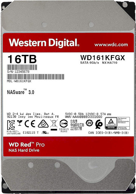 Акція на Wd Red Pro Nas 16TB (WD161KFGX) від Stylus