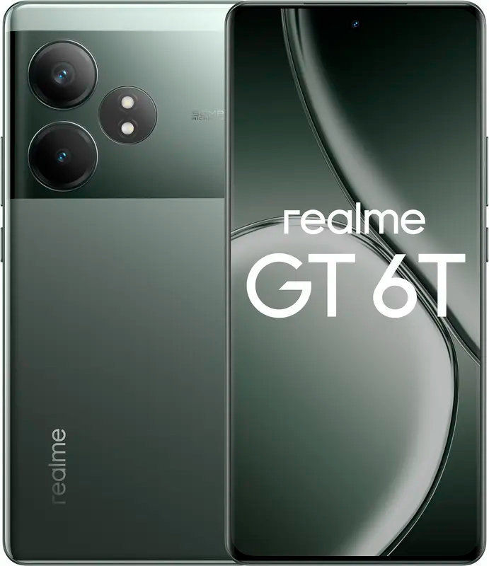 Акція на Realme Gt 6T 5G 8/256GB Razor Green (Global) від Y.UA
