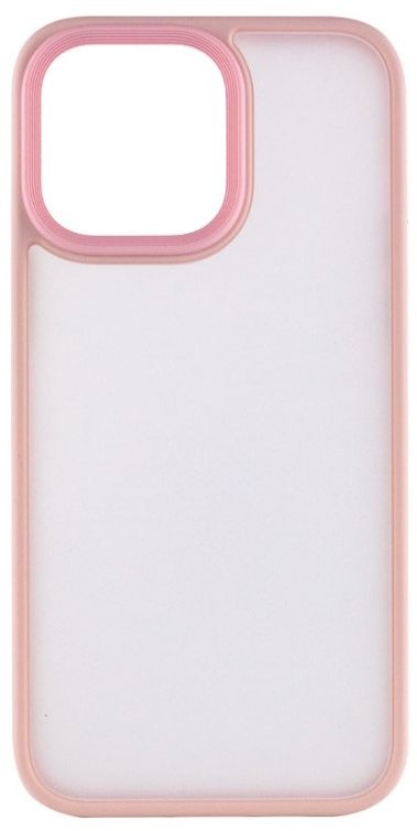 

Mobile Case TPU+PC Metal Buttons Pink for iPhone 15 Plus