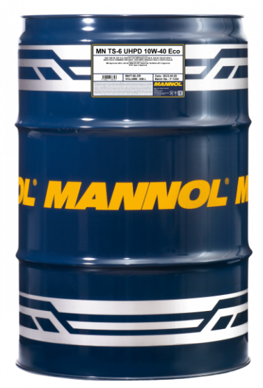Акція на Моторна олива Mannol TS-6 Eco Uhpd 10W-40 60 л (MN7106-60) від Y.UA
