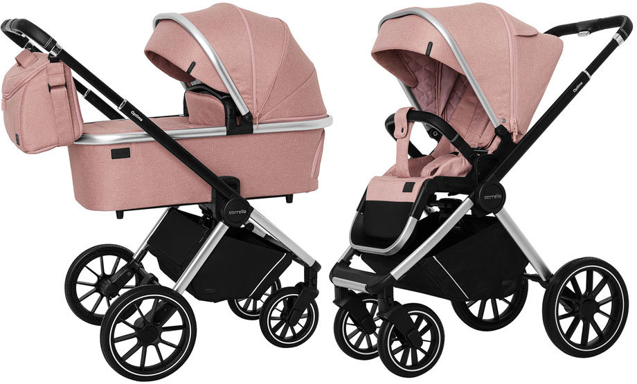 

Универсальная коляска 2 в 1 Carrello Optima (Hot Pink)