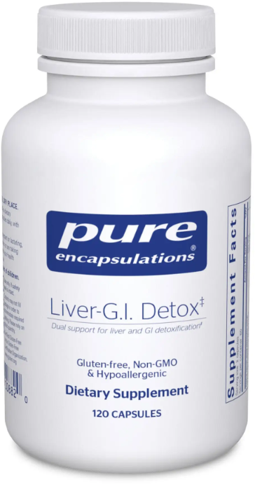 Акція на Pure Encapsulations Liver-G.I. Detox Витамины для печени 120 капсул від Stylus