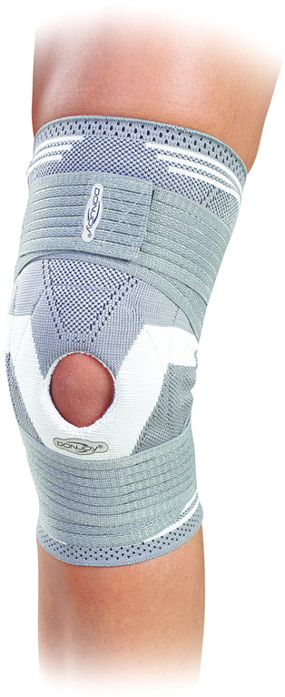 Акція на Бандаж коленного сустава Donjoy Strapping Elastic Knee размер L (S135B-4) від Stylus