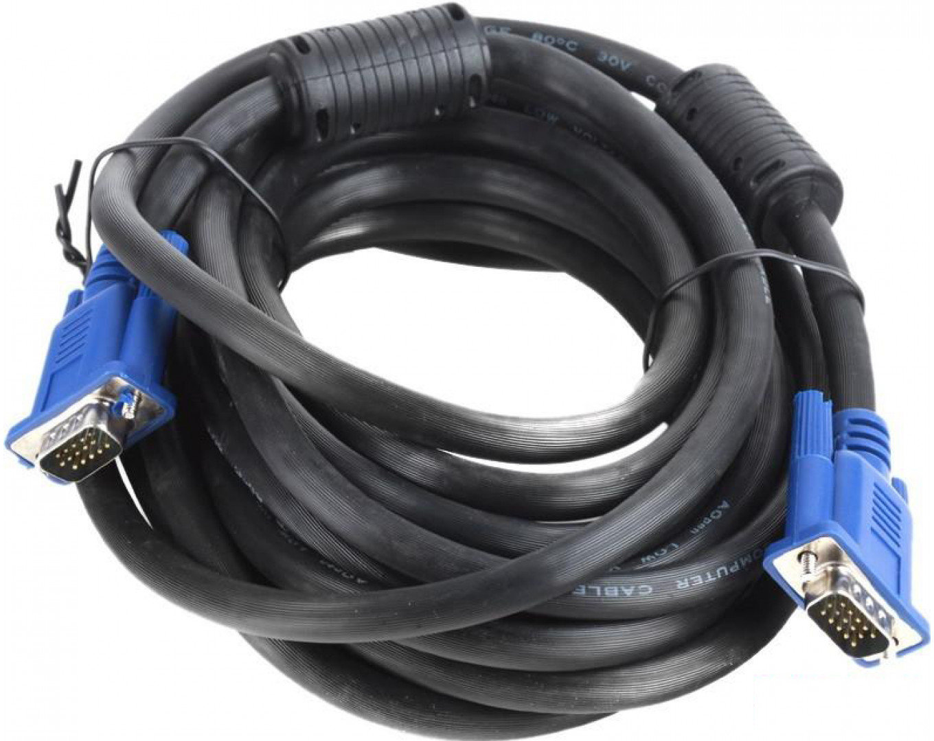 

Atcom (AT9153) VGA-VGA HD15M/HD15M с 2-мя фер. кольцами 30м
