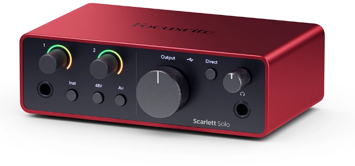 

Аудиоинтерфейс Focusrite Scarlett Solo 4th Gen