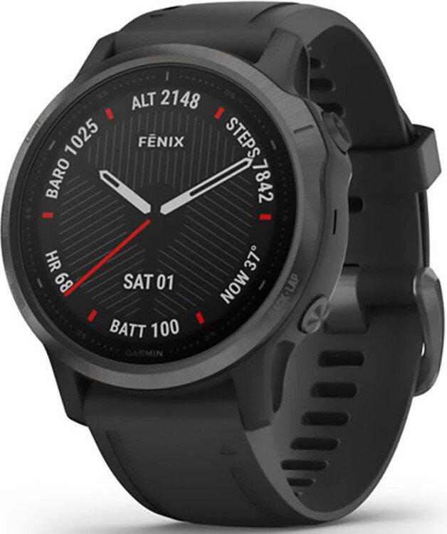 

Garmin Fenix 6S Carbon Gray Dlc with Black Band (010-02159-25)