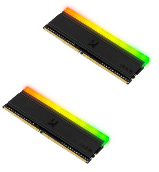 Акція на Goodram 16 Gb (2x8GB) DDR4 3600 Iridium Rgb Black (IRG-36D4L18S/16GDC) від Stylus