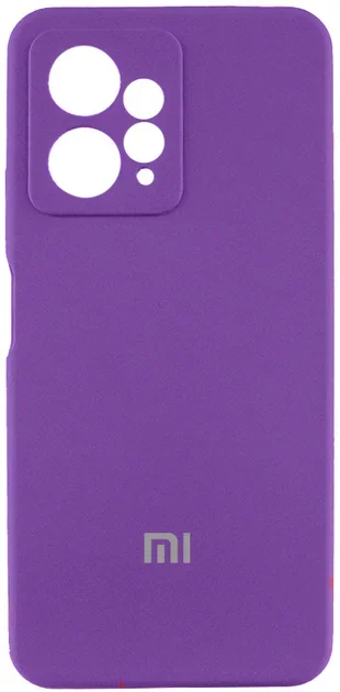 

Lakshmi Premium Silicone Case with Logo Full Camera Amethyst for Xiaomi Redmi Note 12 4G