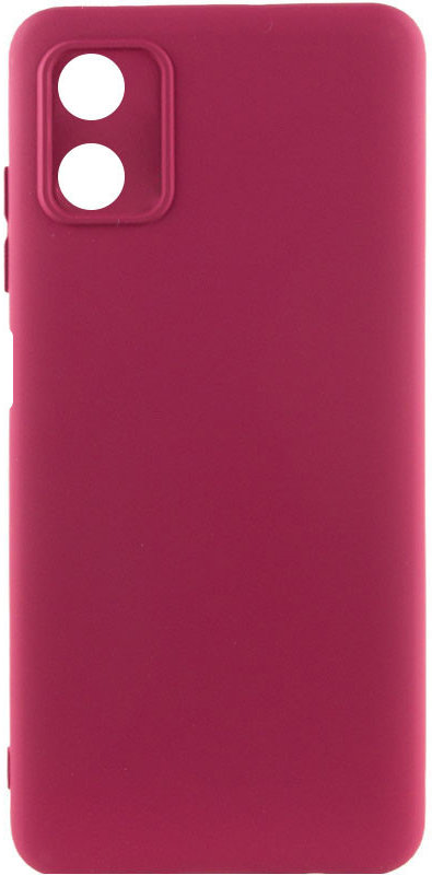 

Lakshmi Case Silicone Cover Full Camera Marsala для Motorola Moto G04