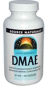 

Source Naturals DMAE, 351 mg, 200 Caps