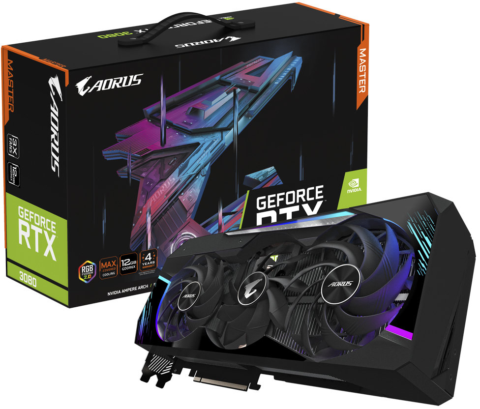 

Gigabyte Aorus GeForce Rtx 3080 Master 12G (GV-N3080AORUS M-12GD)