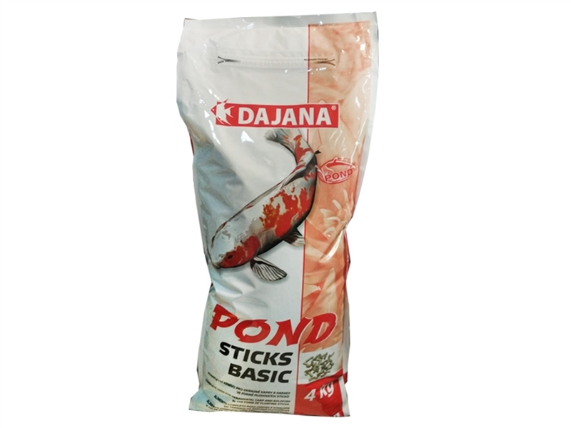 

Сухий корм Dajana Pond Sticks Basic для декоративних коропів та ставкових риб Білі палички 4 кг (DP302N (5298)