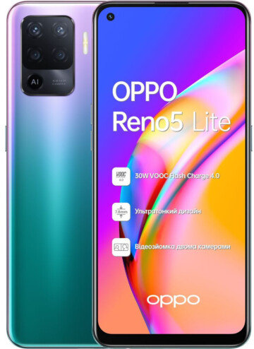 

Смартфон Oppo Reno5 lite 8/128 Gb Purple Approved Вітринний зразок