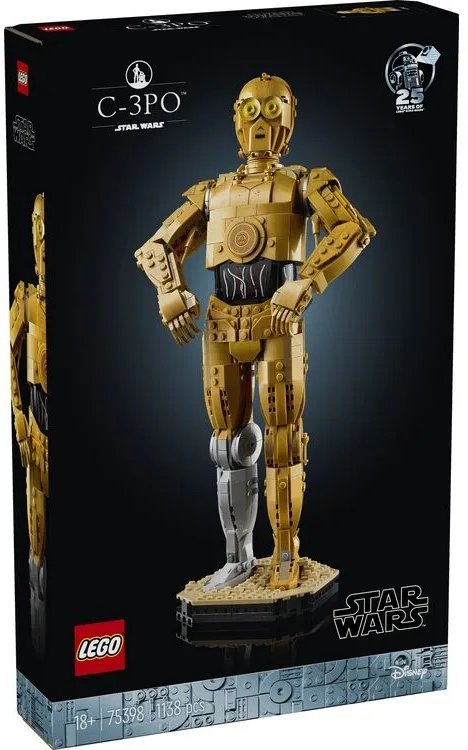 

Конструктор Lego Star Wars C-3PO 1138 деталей (75398)