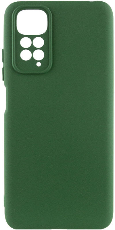 

Lakshmi Case Silicone Cover Full Camera Dark green for Xiaomi Redmi Note 11 (Global) / Note 11S