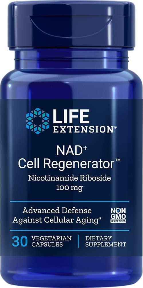 

Life Extension,NAD+ Cell Regenerator, Nicotinamide Riboside, 300 mg, 30 Vegetarian Capsules (LEX-23443)