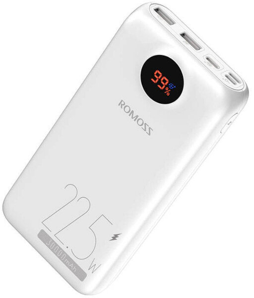 Акція на Romoss Power Bank 30000mAh 22,5W PSW30PF White (PSW30-152-1133H) від Y.UA