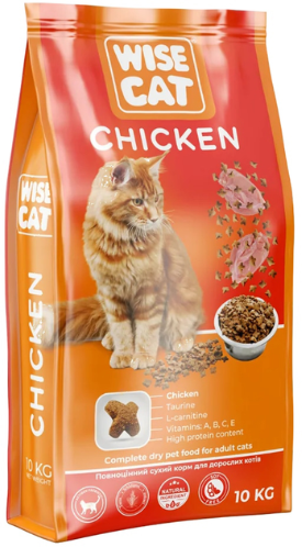 Акція на Сухой корм Wise Cat 10 кг Chicken - Курица 10 кг (4820111141319) від Stylus