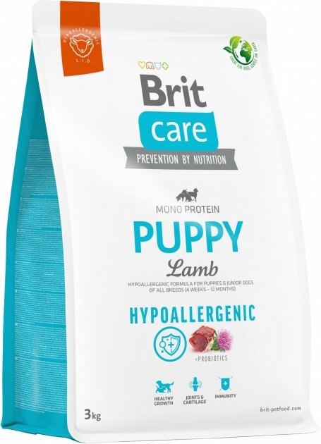 Акція на Сухой корм Brit Care Dog Hypoallergenic Puppy для щенков с ягненком 3кг (8595602558964) від Stylus