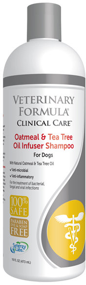 

Шампунь Veterinary Formula Clinical Care Oatmeal&Tea Tree Oil Infuser Shampoo для собак, антимикробный и противовоспалительный 0.045 л (44027)