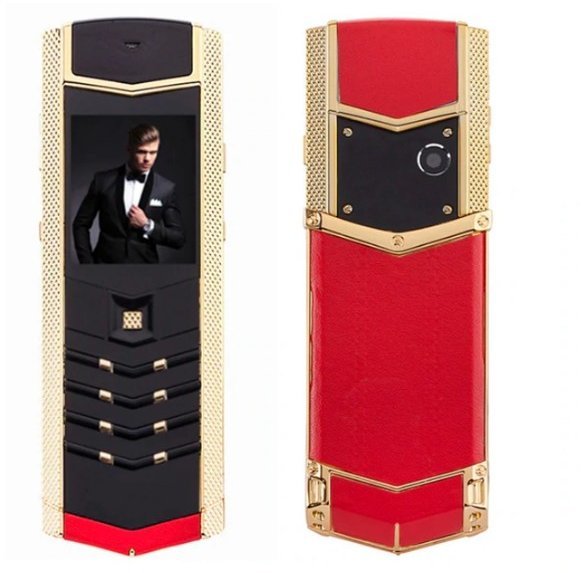 

H-Mobile V1 (Hope V1) Red-Gold Vertu design