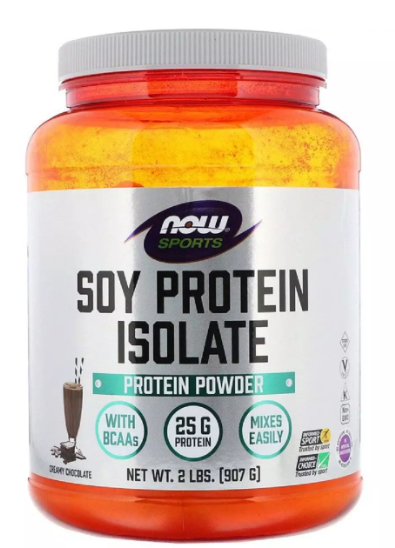 

Now Foods Soy Protein Isolate Изолят соевого протеина вкус сливочного шоколада 907 г