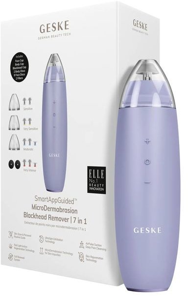 

Микродермабразионное устройство для удаления черных точек Geske MicroDermabrasion Blackhead Remover 7в1 purple