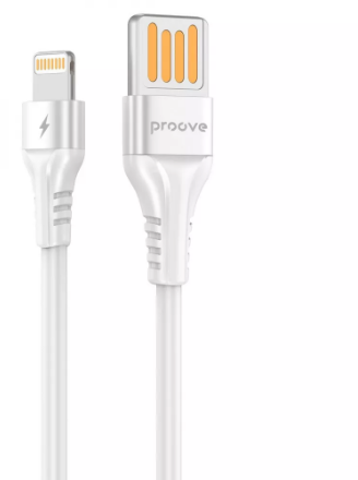 Акція на Proove Usb Cable to Lightning Double Way Silicone 2.4A 1m White (CCDS20001102) від Stylus