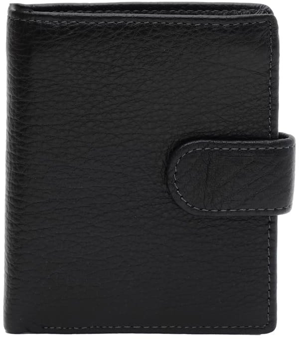 Акція на Чоловічий гаманець Ricco Grande чорний (k1088-2bl-black) від Y.UA