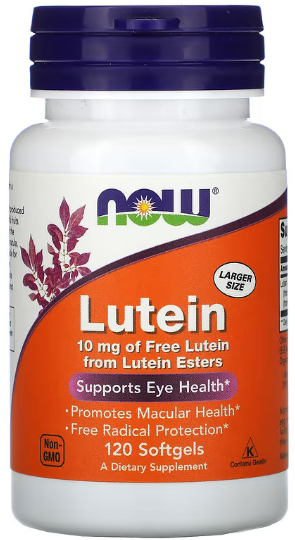 

Now Foods Lutein 10 mg 120 caps