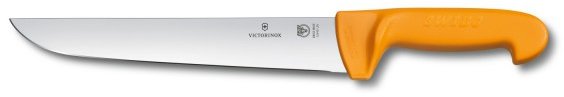 Акція на Victorinox Swibo Butcher 24см з жовт. ручкою (58431.24) від Stylus