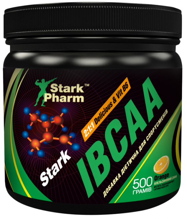 

Stark Pharm Ibcaa 2:1:1 Delicious & B6 Powder 500 g /80 servings/ Orange