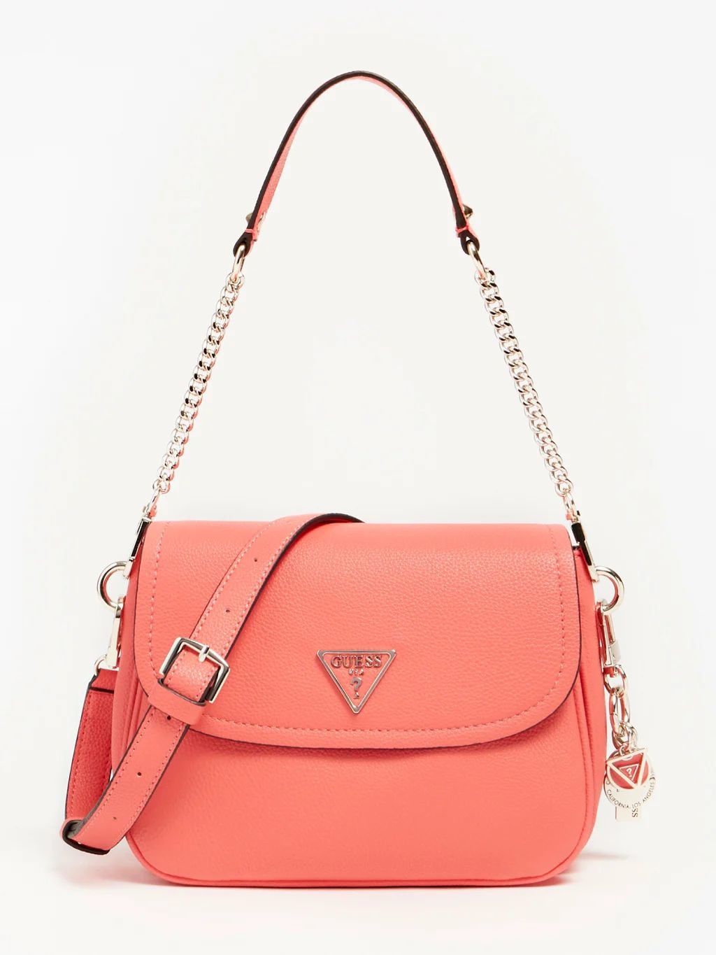 

Женская сумка через плечо Guess Destiny Shoulder Bag коралловая (HWVG7878200-COR)