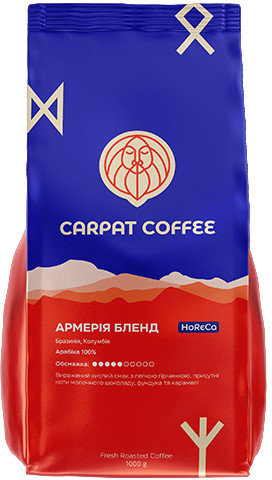 Акція на Кофе Carpat Coffee Армерия бленд в зернах 1000 г від Stylus