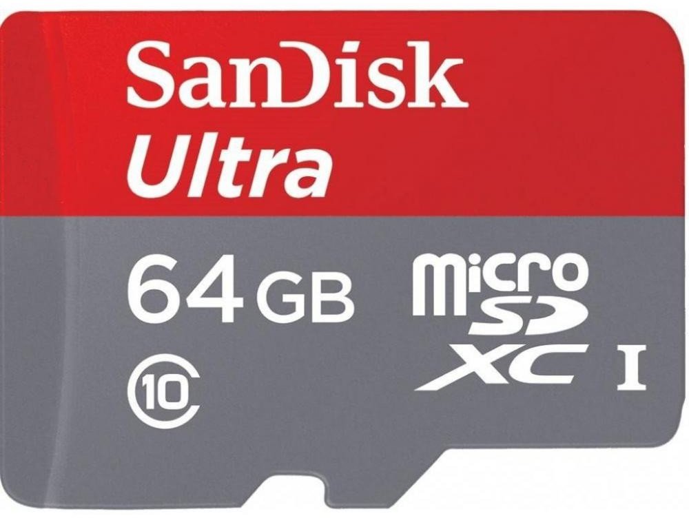 

SanDisk 64GB microSDXC Class 10 UHS-I Ultra (SDSQUNS-064G-GN3MN)