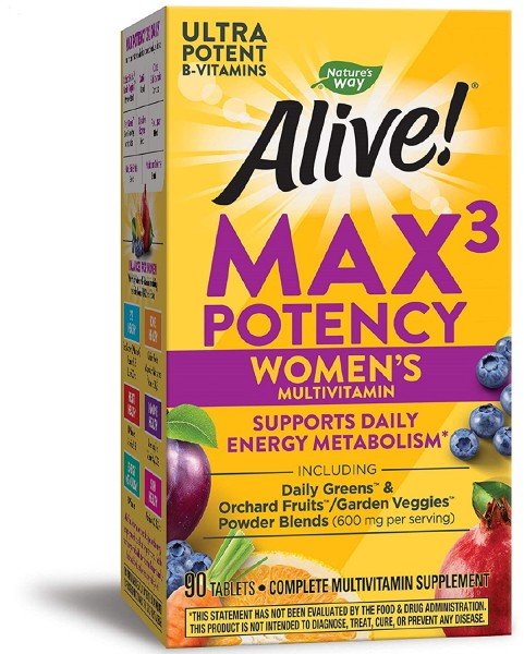 

Nature's Way Alive Women's Max Potency Вітаміни для жінок 90 таблеток