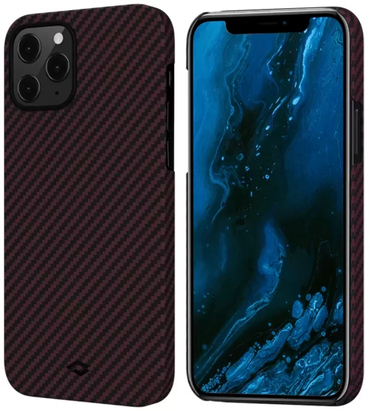 

Pitaka MagEZ Case Twill Black/Red (KI1203P) for iPhone 12 Pro