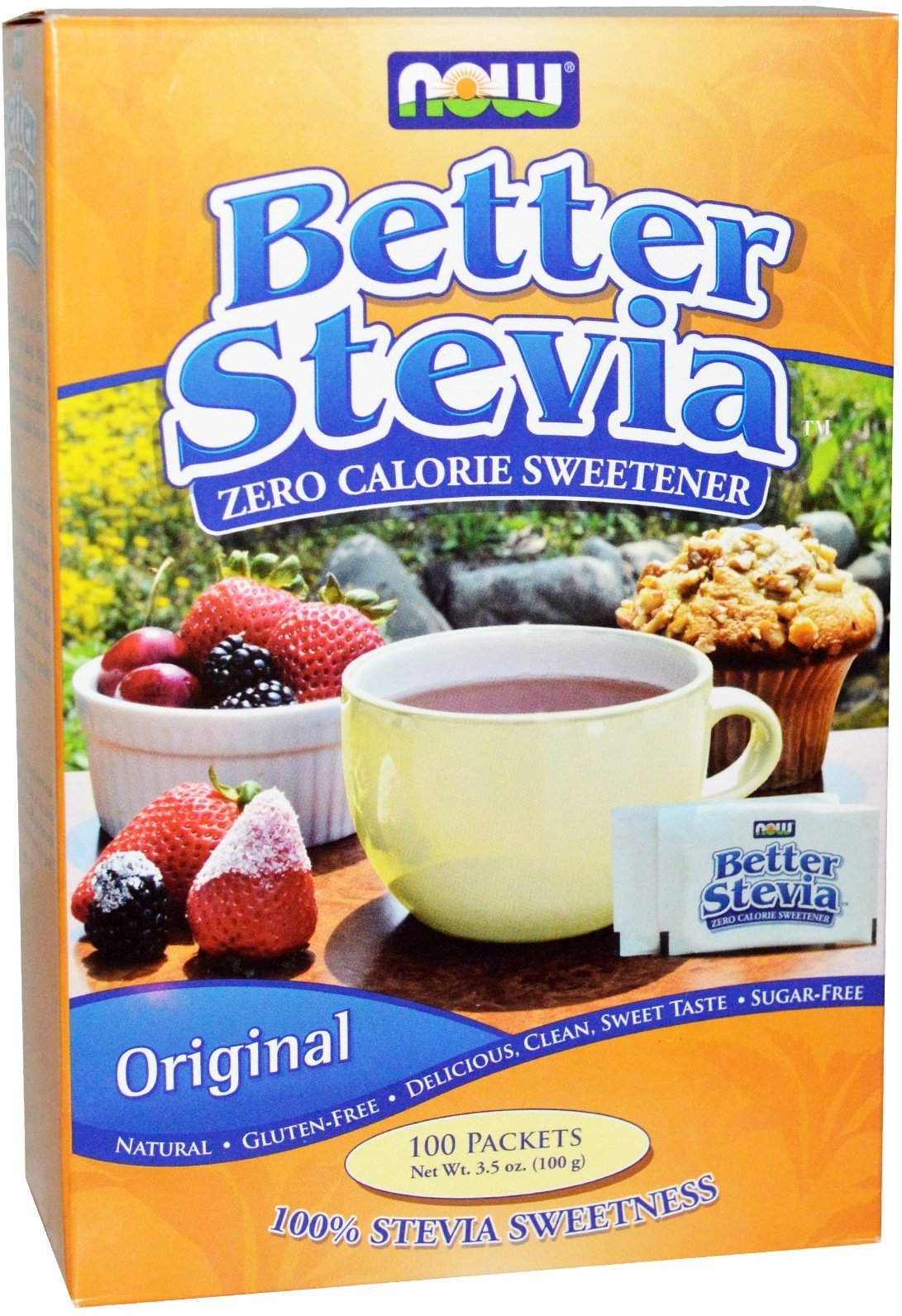 

Now Foods BetterStevia Packets 100 pack /100 g/