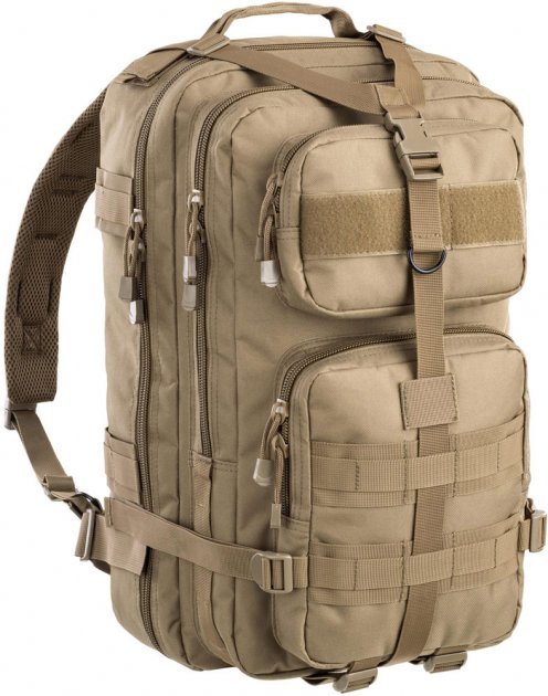 

Defcon 5 Tactical Back Pack 40 л с отсеком под гидратор Песочный