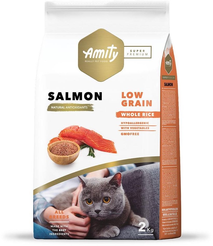 Акція на Сухой корм Amity Super Premium Cat Salmоn для взрослых котов с лососем 2 кг (SP 915 Salm 2KG) від Stylus