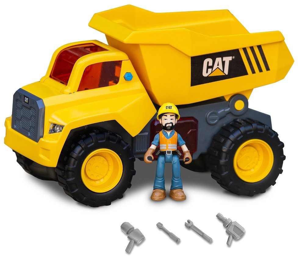 Акція на Самосвал с фигуркой Funrise Cat Power Action Crew со светом и звуком, 30 см (83201) від Stylus