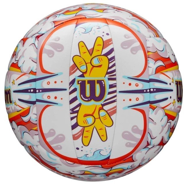 

Wilson Graffiti Peace Vb White/Orange Of волейбольний size 5 (WV4006901XBOF)