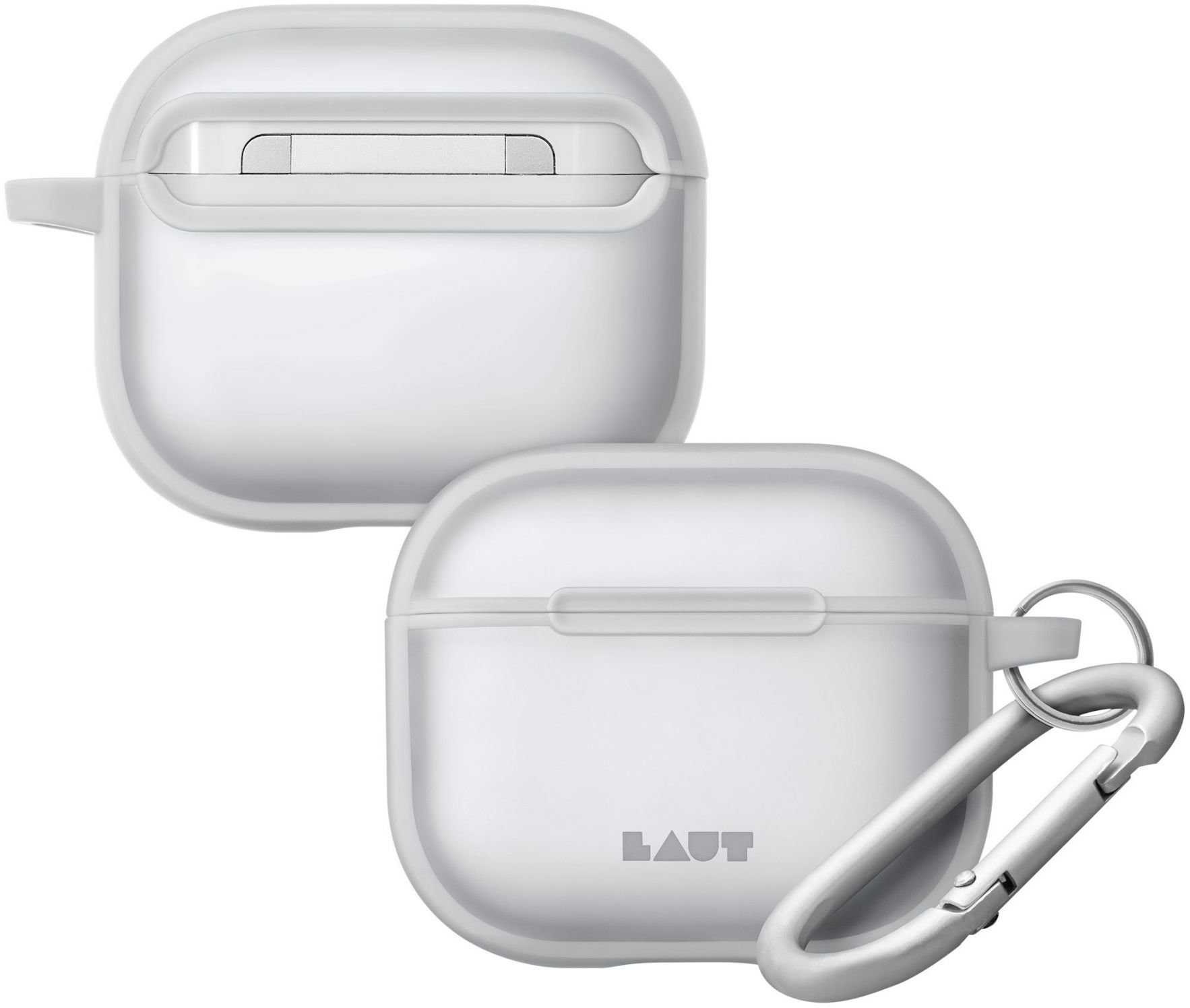 Акція на Чехол для наушников Laut Huex with Belt Frost (L_AP4_HX_F) for Apple AirPods 3 від Stylus