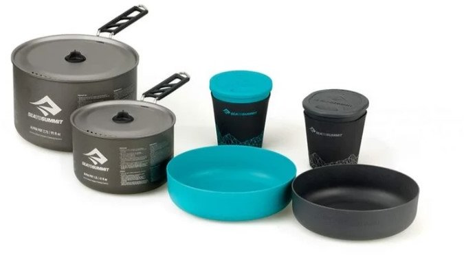 

Набор посуды Sea to Summit Alpha Cookset 2.2 Pacific Blue/Grey (STS AKI5004-03122104)